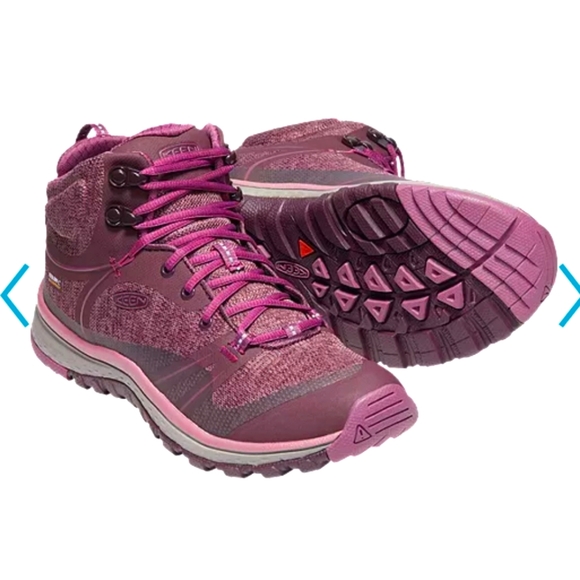 EUC Keen Women's Terradora Mid Waterproof Hiking Boots - Wine Tasting/Tulipwood - Picture 1 of 1